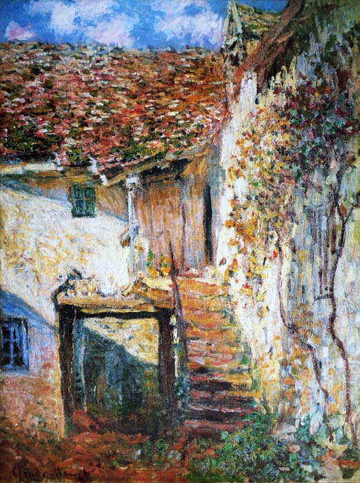Impresionistické schody od Clauda Moneta