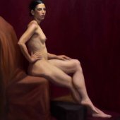 Malba aktu dle živého modelu