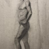 Figure drawing - nude in Gabriel loci in Prague