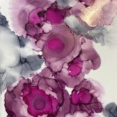 Alcohol ink - práce studentky II