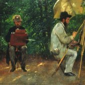 Plein - air oil painting