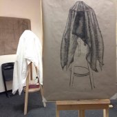 Studie draperie