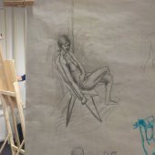 Pohybovky, cvičení figury dle modelu